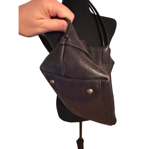 FRYE Black Leather Large Bag Tote - Picture 3 of 16